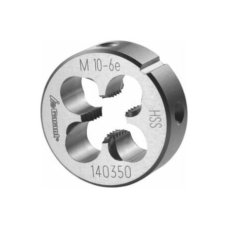 Garant M10X1.5 HSS Round Die, Closed/Pre-Slit Form 140350 M10